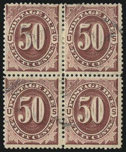 Sale 1037, Lot 2274, Postage Due Featuring Blocks and Plate Blocks (Scott J1-J28)