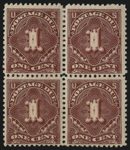 Sale 1037, Lot 2276, Postage Due Featuring Blocks and Plate Blocks (Scott J31-J75)