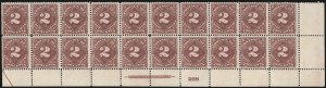 Sale 1037, Lot 2282, Postage Due Featuring Blocks and Plate Blocks (Scott J31-J75)