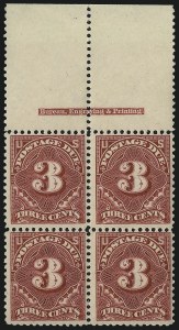Sale 1037, Lot 2283, Postage Due Featuring Blocks and Plate Blocks (Scott J31-J75)