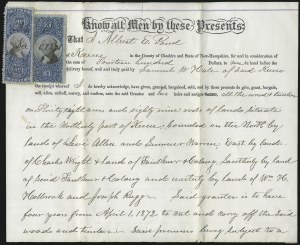 Sale 1037, Lot 2400, Revenues, Hunting Permits