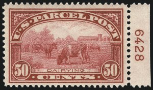 Sale 1037, Lot 2562, U.S. Stamps Group Lots by Issue, 20c-$1.00 Parcel Post (Q8, Q10-Q12) Sale 1037, Lot 2562, U.S. Stamps Group Lots by Issue