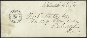 Sale 1037, Lot 2700, Autographs & Free Franks, Colonial, States, Waterway & Ship