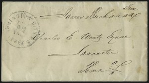 Sale 1037, Lot 2703, Autographs & Free Franks, Colonial, States, Waterway & Ship