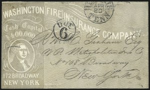 Sale 1037, Lot 2725, Autographs & Free Franks, Colonial, States, Waterway & Ship