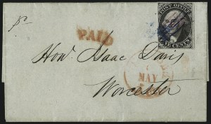 Sale 1037, Lot 2731, Postmasters` Provisional thru 1857 Issue