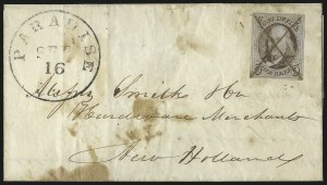 Sale 1037, Lot 2737, Postmasters` Provisional thru 1857 Issue