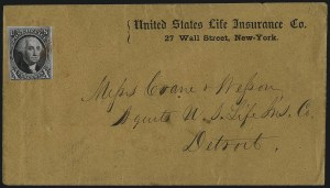 Sale 1037, Lot 2741, Postmasters` Provisional thru 1857 Issue