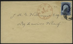 Sale 1037, Lot 2743, Postmasters` Provisional thru 1857 Issue