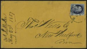 Sale 1037, Lot 2744, Postmasters` Provisional thru 1857 Issue