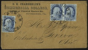 Sale 1037, Lot 2745, Postmasters` Provisional thru 1857 Issue