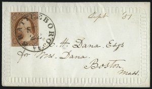 Sale 1037, Lot 2749, Postmasters` Provisional thru 1857 Issue