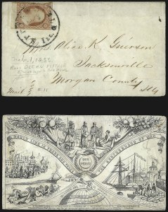 Sale 1037, Lot 2754, Postmasters` Provisional thru 1857 Issue