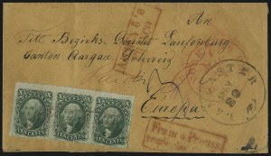 Sale 1037, Lot 2756, Postmasters` Provisional thru 1857 Issue