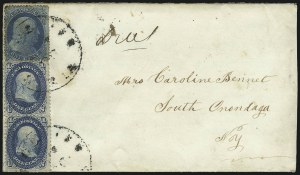 Sale 1037, Lot 2761, Postmasters` Provisional thru 1857 Issue