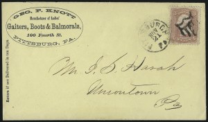 Sale 1037, Lot 2787, 1861 Issue thru 1869 Pictorial Issue