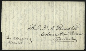 Sale 1037, Lot 2877, Slavery and the Civil War, Slave Related, Liberia, Anti Slavery