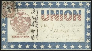 Sale 1037, Lot 2916, Slavery and the Civil War, Lincoln, Patriotics, Sanitary Fair