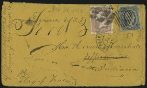 Sale 1037, Lot 2927, Confederate States Covers and Stamps