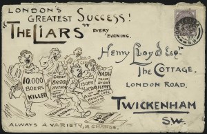 Sale 1037, Lot 2982, Great Britain: Caricatures and Illustrated Covers