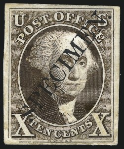 Sale 1040, Lot 1009, Essays and Proofs (Postmasters Provisionals thru 1869 Pictorial Issue)