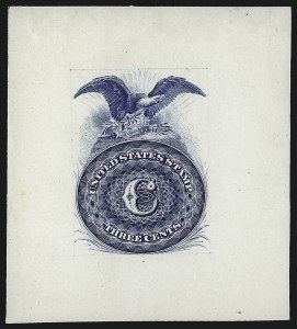 Sale 1040, Lot 1019, Essays and Proofs (Postmasters Provisionals thru 1869 Pictorial Issue)