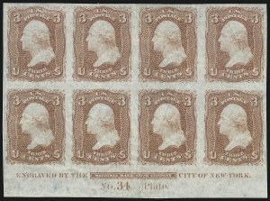 Sale 1040, Lot 1023, Essays and Proofs (Postmasters Provisionals thru 1869 Pictorial Issue)