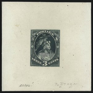 Sale 1040, Lot 1068, Essays and Proofs (1870-90 Bank Note Issues)