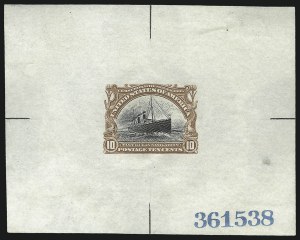 Sale 1040, Lot 1109, Essays and Proofs (Columbian Issue thru Pan-American Issue)