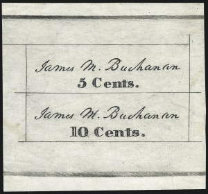 Sale 1040, Lot 1144, Postmasters Provisionals