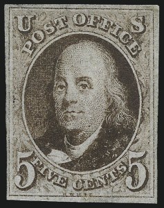 Sale 1040, Lot 1154, 1847 Issue and 1875 Reproduction of 1847 Issue (Scott 1-4)