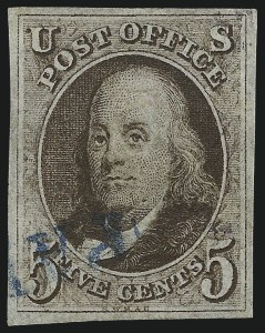 Sale 1040, Lot 1157, 1847 Issue and 1875 Reproduction of 1847 Issue (Scott 1-4)