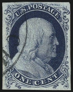 Sale 1040, Lot 1183, 1c-12c 1851-56 Issue (Scott 5A-17)