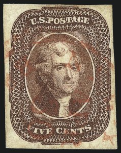 Sale 1040, Lot 1200, 1c-12c 1851-56 Issue (Scott 5A-17)