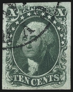 Sale Number 1040, Lot Number 1202, 1c-12c 1851-56 Issue (Scott 5A-17)