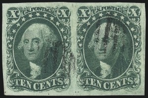 Sale Number 1040, Lot Number 1203, 1c-12c 1851-56 Issue (Scott 5A-17)