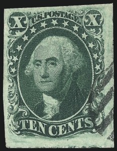Sale 1040, Lot 1207, 1c-12c 1851-56 Issue (Scott 5A-17)