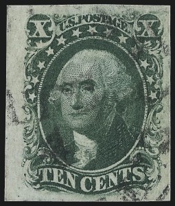 Sale 1040, Lot 1208, 1c-12c 1851-56 Issue (Scott 5A-17)