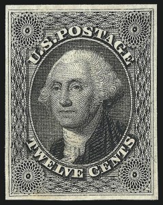 Sale 1040, Lot 1211, 1c-12c 1851-56 Issue (Scott 5A-17)