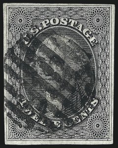 Sale 1040, Lot 1213, 1c-12c 1851-56 Issue (Scott 5A-17)