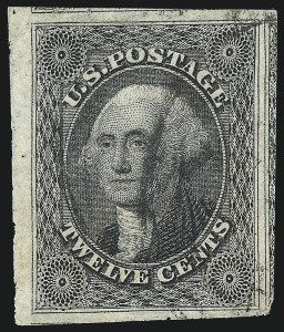 Sale 1040, Lot 1214, 1c-12c 1851-56 Issue (Scott 5A-17)