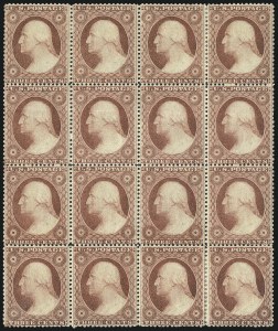 Sale 1040, Lot 1232, 1c-3c 1857-60 Issue (Scott 18-26A)
