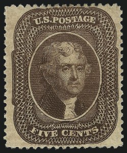 Sale 1040, Lot 1246, 5c-10c 1857-60 Issue (Scott 27-35)