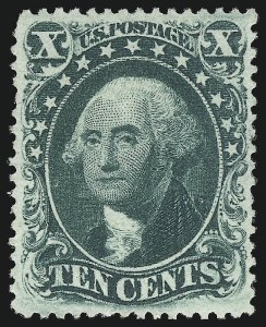 Sale 1040, Lot 1254, 5c-10c 1857-60 Issue (Scott 27-35)