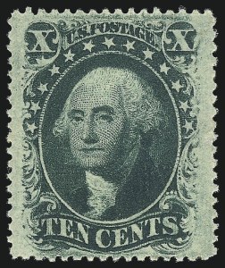 Sale 1040, Lot 1256, 5c-10c 1857-60 Issue (Scott 27-35)
