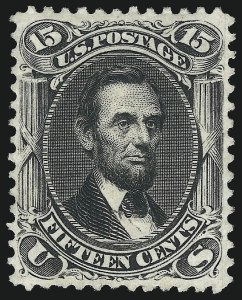Sale 1040, Lot 1303, 1861-66 Issue and Encased Postage (Scott 56-78)