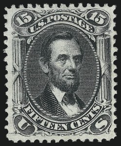 Sale 1040, Lot 1304, 1861-66 Issue and Encased Postage (Scott 56-78)