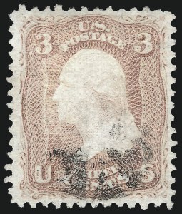 Sale 1040, Lot 1316, 1867-68 Grilled Issue (Scott 83-101)