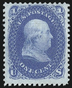 Sale 1040, Lot 1322, 1867-68 Grilled Issue (Scott 83-101)