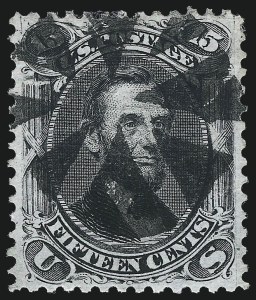 Sale 1040, Lot 1332, 1867-68 Grilled Issue (Scott 83-101)